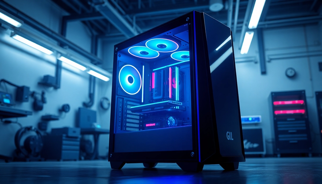Discover the craftsmanship of a PC CASE Manufacturer through a contemporary gaming tower with RGB lighting.