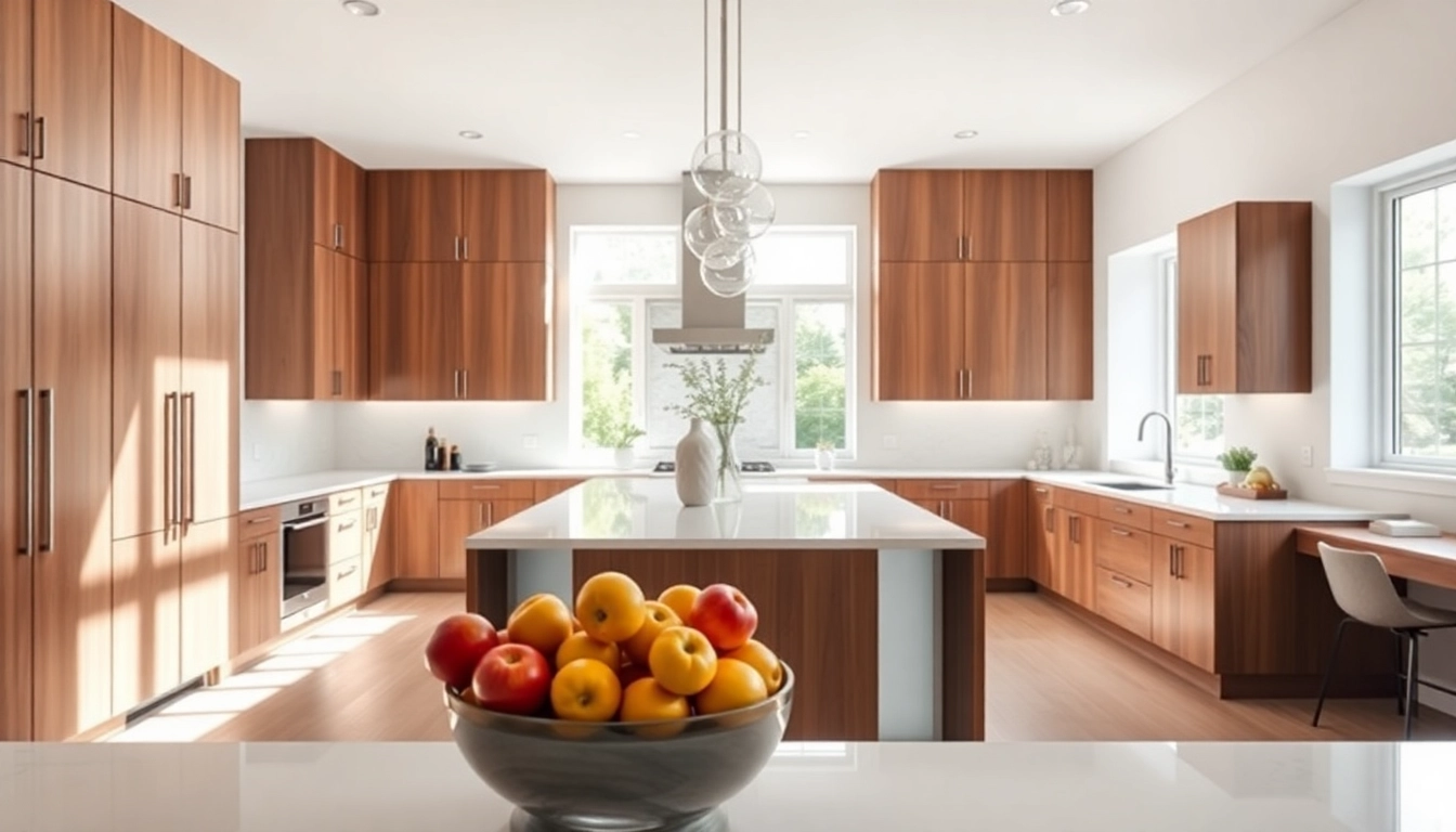 Experience a kitchen remodel with modern decor and open layout, perfect for family gatherings.