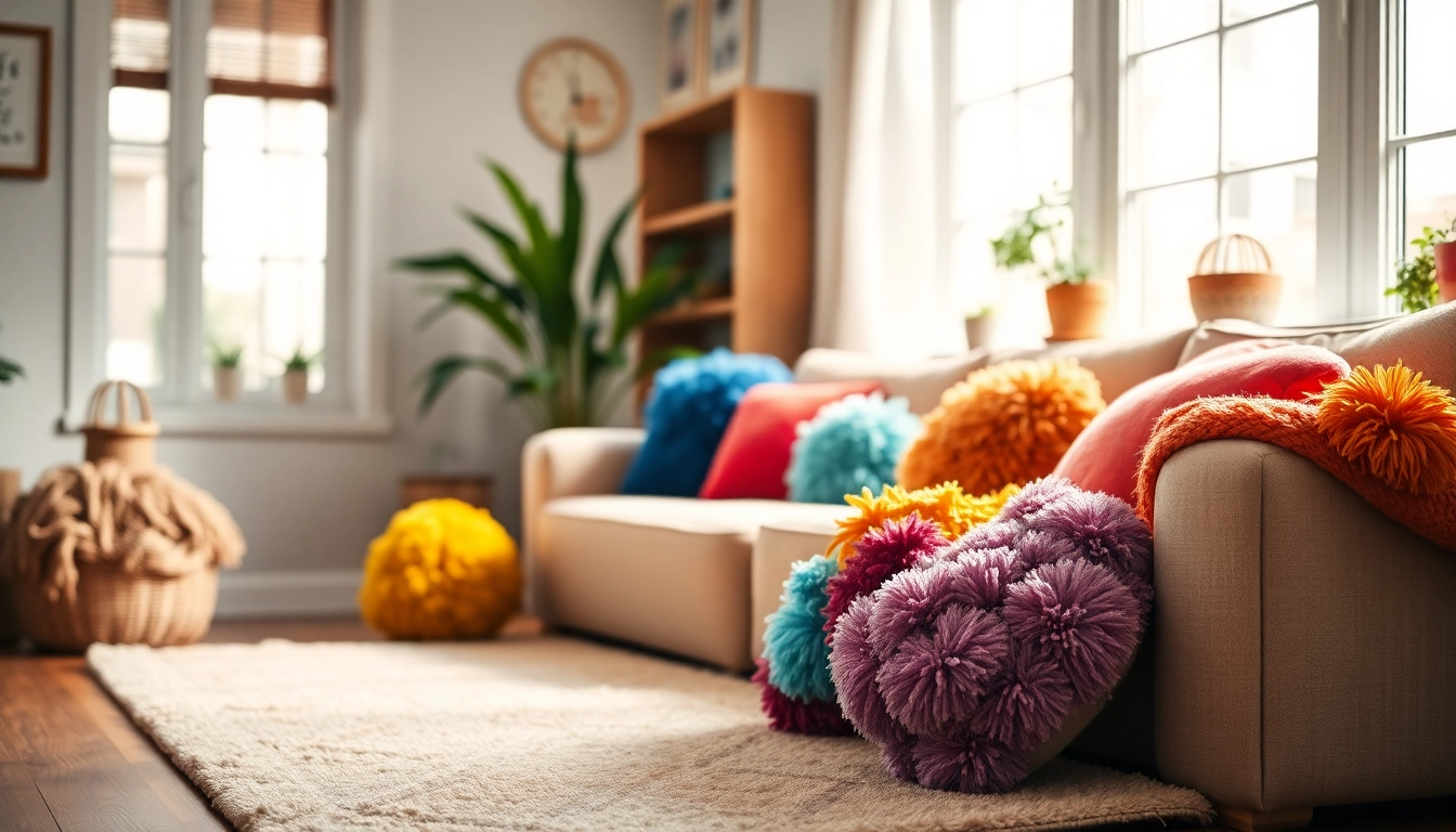 Elevate Your Living Space with Stylish Pompom Cushion Covers