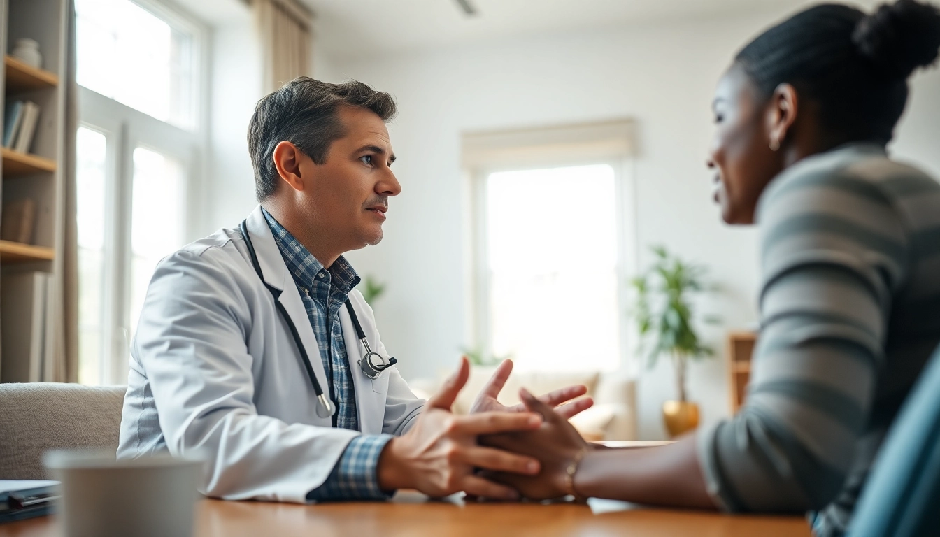 Psychiatrist and patient discussion revealing panic attack causes and support strategies.