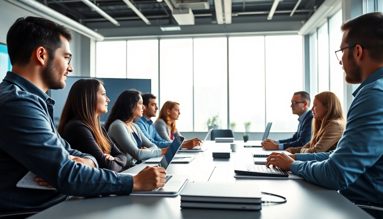 Cisco partner certification help shown through a professional training session with diverse participants.