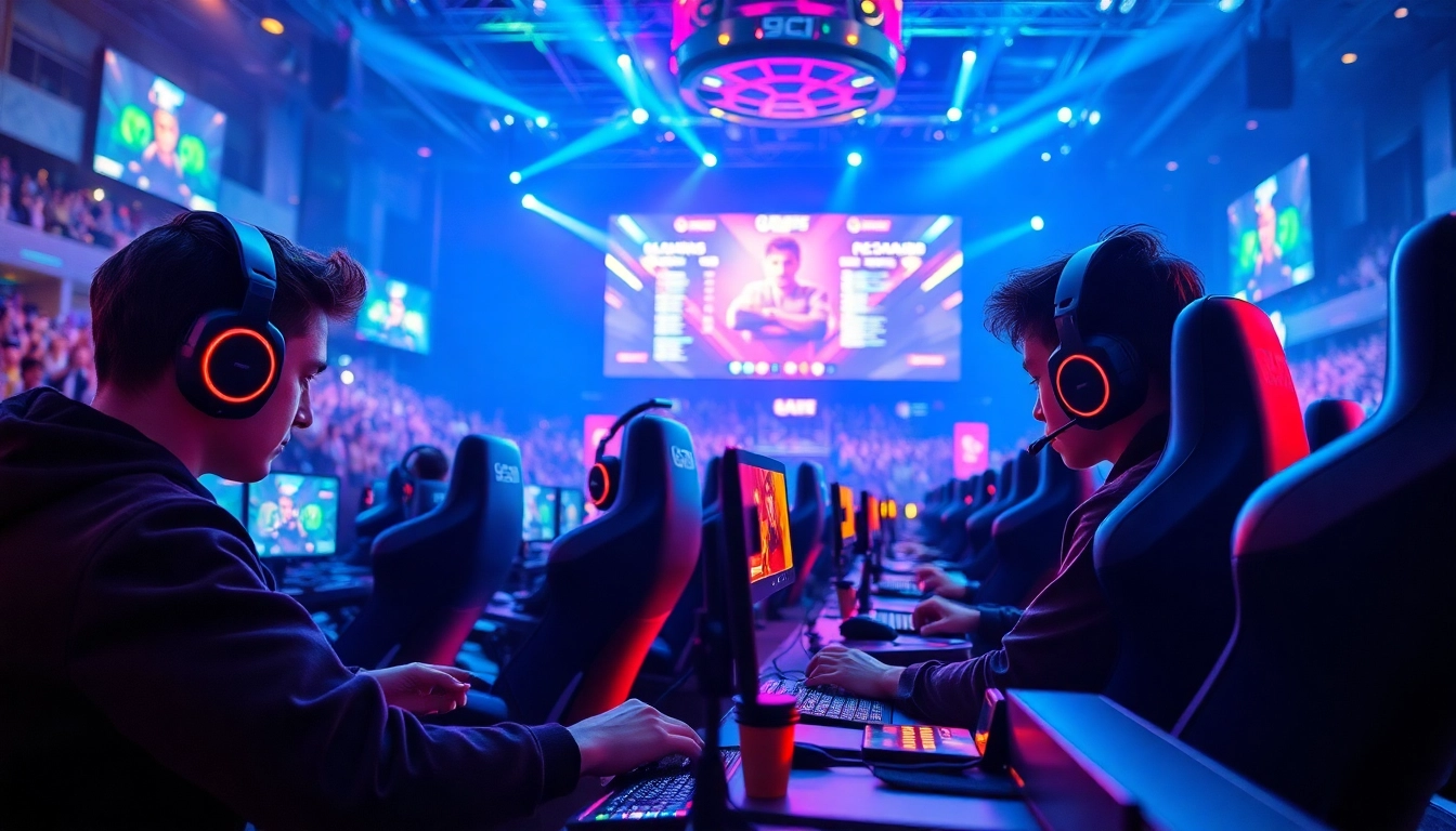 메이저사이트에 대한 집중적인 경쟁 상황을 보여주는 e-gaming 선수들 모습
