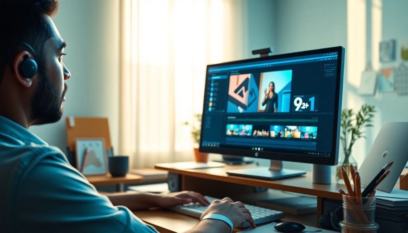 Enhance video projects with KlingAI Prompts in a bright workspace featuring an artist at work.