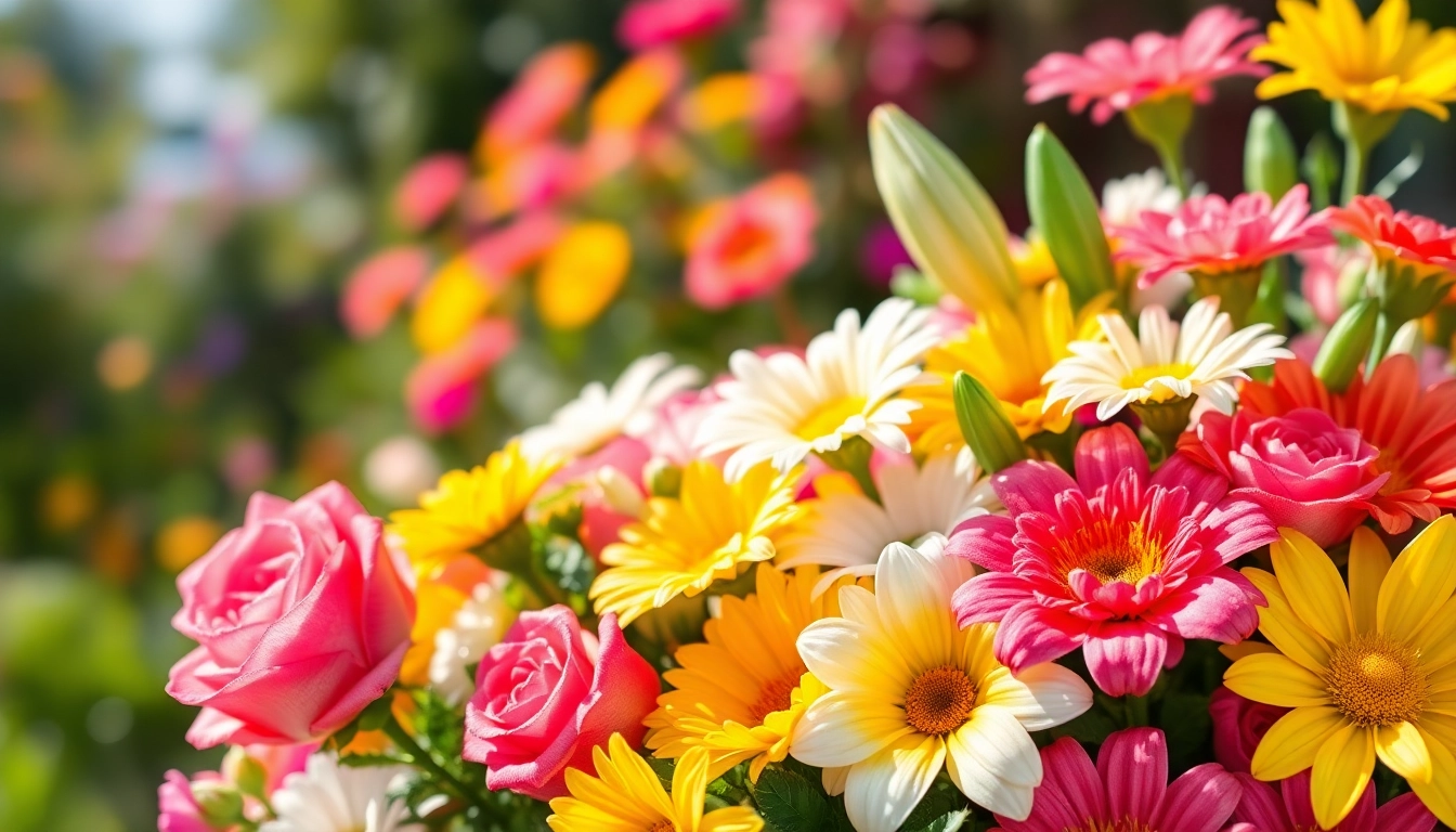 Bright bouquet depicting Flower Delivery Hurstbridge service in a serene garden setting.